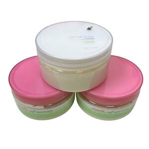 mark. Self Sanctuary Lot 3 Body Butter Lime Lavender Fig Basil Lotion Cream Avon
